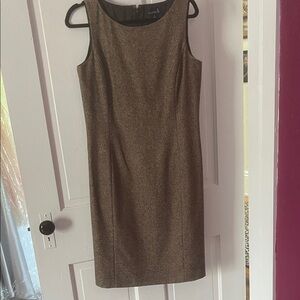 Ann Taylor Brown Midi Dress
